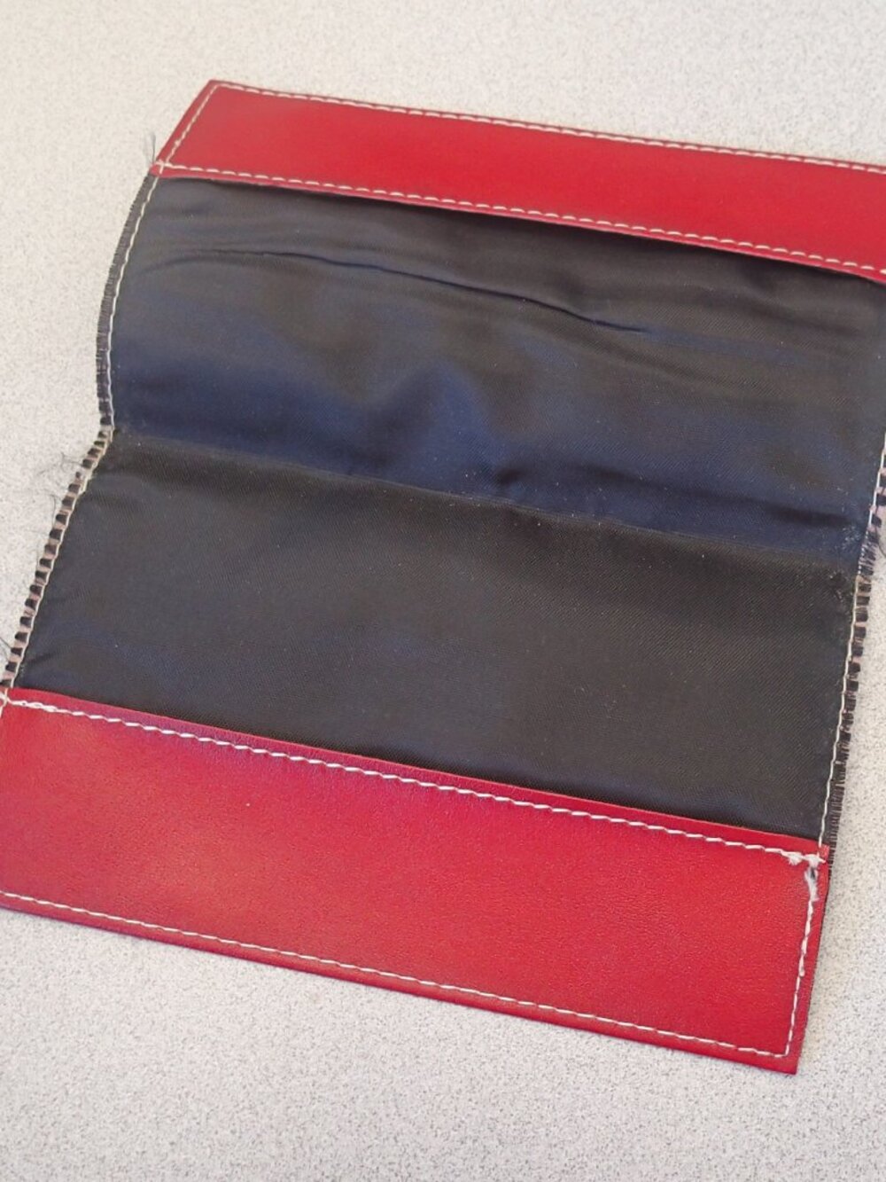 Red Checkbook Cover